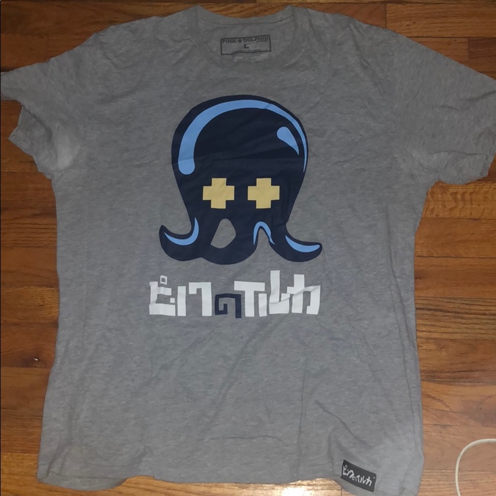 Pink dolphin t shirt